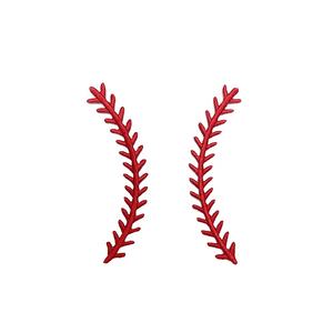 Bricolage en gros de patchs de broderie complets au fer à repasser, points de dentelle rouge pour casquette de camionneur, insigne de broderie de capitaine - Product Image 1