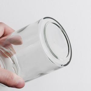 Bán Buôn <span class=keywords><strong>100Ml</strong></span> 500Ml 730Ml 1000Ml 1L Vòng Thực Phẩm Lưu Trữ Đậu Phộng Bơ Ớt Nước Sốt Mật Ong Mứt Thủy Tinh Jar Với Màu Đen Kim Loại Nắp - Product Image 4