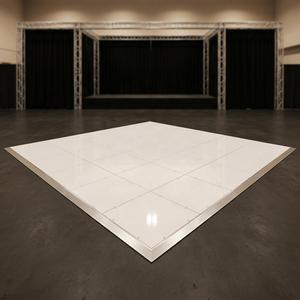 Système de piste de danse interactif pour mariage avec verrouillage par came et revêtement en bois pour événements - Product Image 2