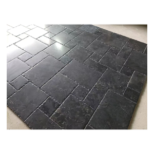 Dalles épaisses en pierre naturelle gris Blacklime, découpe aléatoire, pour terrasse, revêtement de sol extérieur traditionnel, durable, pour villa - Product Image 5