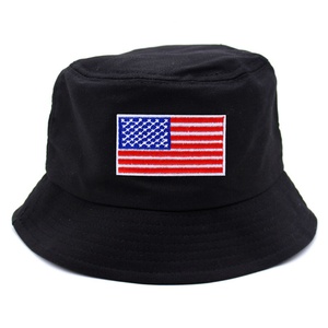 <b>White</b> American Flag Unisex Print Double-Side-Wear Reversible <b>Bucket</b> Hat for Men Women Wide Brim <b>Bucket</b> Fishing & Beach Hats - Product Image 2
