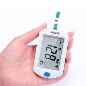 Kit de test de diabète numérique portable électrique CE MDR avec batterie amovible, dispositif de prélèvement sanguin par piqûre au doigt, bandelettes de test précises, lecteur de <span class=keywords><strong>glycémie</strong></span> - Product Image 3