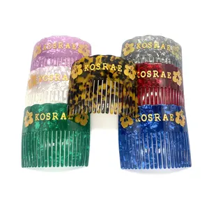 New fashion hair combs hair accessories holiday party lady headwear colorful hair combs for KOSRAE