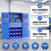 Coffre à outils robuste en acier industriel avec tiroirs pour entrepôt, atelier, garage, station de réparation automobile