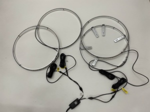 New hàng duy nhất đuổi theo Nhôm dẫn bánh xe Vòng đèn IP68 không thấm nước nhảy múa nhấp nháy rim ánh sáng offroad xe lốp Đèn 5050 - Product Image 5