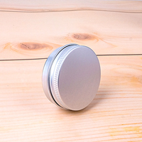 Pot en aluminium pour cosmétiques et soins de la peau, 5ml-300ml, avec bouchon à vis, en stock