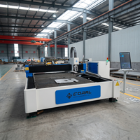Máquina de Corte Láser de Fibra CNC Industrial CORAL CRL-6015A de 12000W de Alta Potencia para Láminas de Metal