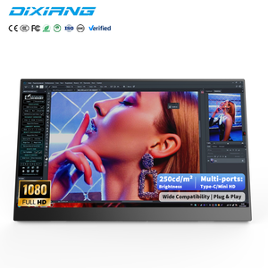 Monitor Portátil de 15.6 Pulgadas, Totalmente Nuevo, 100% SRGB, LCD, Borde Ultrafino, Full HD, 2 Puertos Tipo-C, con Soporte, Práctico - Product Image 1