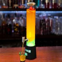 Tour légère portative de distributeur de bière de boisson de pression d'acier inoxydable avec des lumières de LED