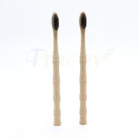 Kit dentaire d'hôtel en bambou au design personnalisé, brosse à dents écologique pour usage domestique