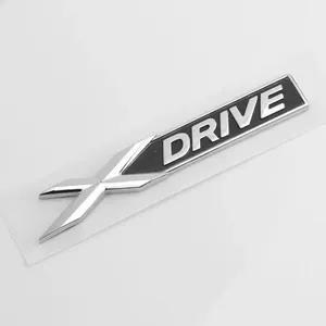 Nouveau Logo <span class=keywords><strong>XDrive</strong></span> 3D en ABS de Remplacement pour Voiture, Emblème de Coffre Arrière et Aile, Autocollants de Style pour <span class=keywords><strong>X1</strong></span>-X7 <span class=keywords><strong>E84</strong></span>/F48/F25/G01/F15/E71 - Product Image 4