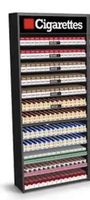 Armoire à fumée de grande capacité présentoir sur pied présentoir avec poussoir