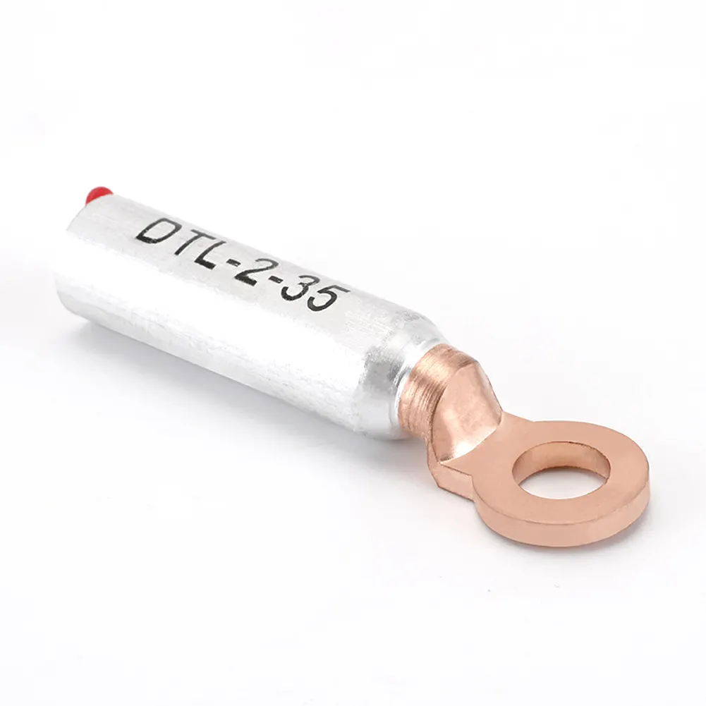 DTL-2 16 25 35 50 70 95 120 150 185 240 Cable lug copper and aluminium terminal dtl2 use for power distribution round copper