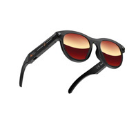 Lunettes Intelligentes IA avec Caméra 5MP pour Photos et Vidéos, Appels, Reconnaissance d'Images, Traduction, Batterie 290mAh, Écologiques, PC1414, IPX-4