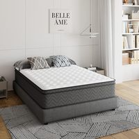 Matelas hybride de sommeil de lit de taille unique King Queen dans la boîte Matelas hybride de refroidissement pliable en gel de latex mousse à mémoire de forme Matelas à ressorts ensachés