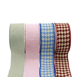Kẹp tóc làm quà tặng <span class=keywords><strong>Ribbon</strong></span> khá thiết kế kiểm tra gingham kẻ sọc <span class=keywords><strong>Ribbon</strong></span> Hot Mặt hàng bán tóc Bow handmade gói băng - Product Image 1