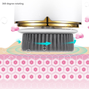 Precio de fábrica, equipo barato para el cuidado de la piel, cepillo de limpieza Facial suave impermeable, masajeador Facial, cepillo de limpieza profunda eléctrico - Product Image 5