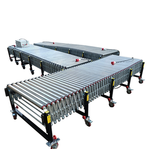 Mở rộng con lăn con lăn Băng tải có thể gập lại băng tải dỡ Con lăn theo dõi băng tải sân bay - Product Image 1