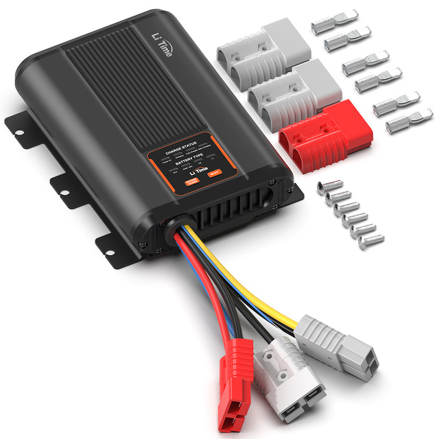 40A 12V DC -DC Industrial Portable Battery Charger 600W Intelligent Charging Protection for Various Battery Types with MPPT