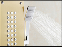 Ensemble complet de robinetterie de douche murale avec colonne de pulvérisation de pluie et robinets pour appartements, fabricant direct