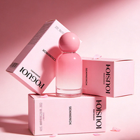 Sofort Lieferbar: Klare & Mattierte Parfümflaschen, Individuelle Farbe & Tragbares Design, 30ml 50ml 100ml Kostengünstig