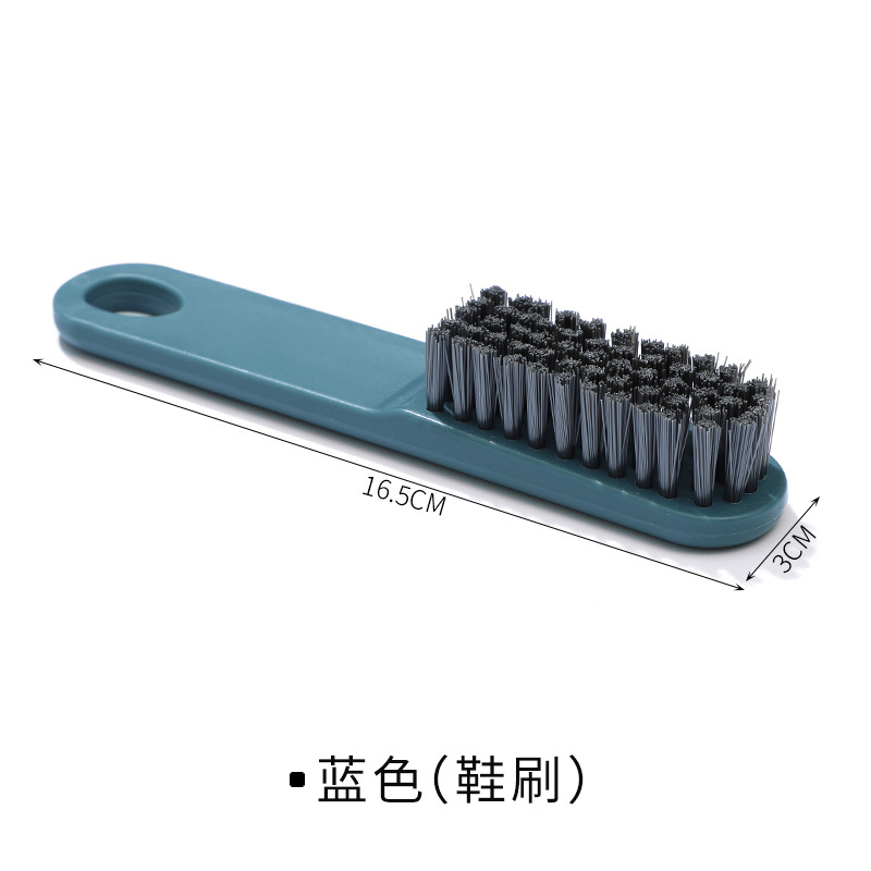 Brosse à chaussures bleue