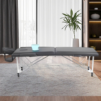 Table de massage professionnelle de style traditionnel Camilla, table de massage en aluminium réglable en hauteur