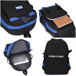 New Fashion Green Blue Grey <b>Backpack</b> Business Casual School Bag for <b>Students</b> Kids Bags Schoolbag - Product Image 5