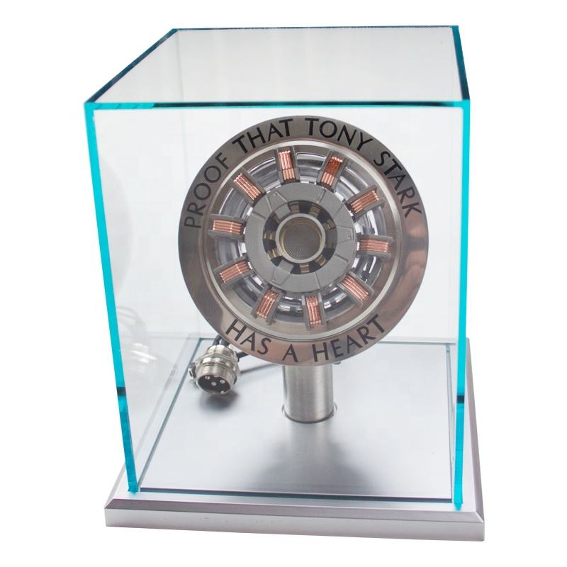 LEDライト付き1:1スケールマーベルプロップアイアンマンMK2アーク