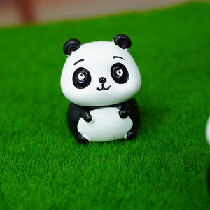 かわいい漫画のおもちゃミニチュア風景テーブル水槽装飾樹脂パンダ水族館 & アクセサリー装飾 - Product Image 4