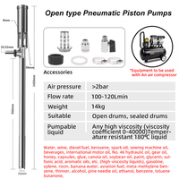 Pompa Drum Sekrup Viskositas Tinggi Pompa Piston Pneumatik untuk Material Kental Pompa Drum Pneumatik Berlubang Progresif