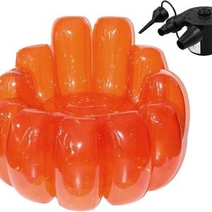 PVC Inflatable <b>Chair</b> 75*56 CM <b>Orange</b> Red Yellow Green Colors Sofa Seat Furniture for Home Yard Party Camping - Product Image 3