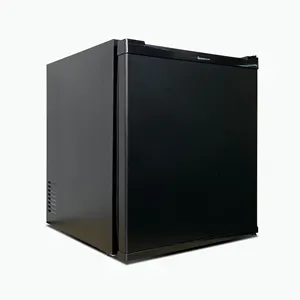 60L no noise beverages freezer fridge Black color compressor mini fridge with freezer
