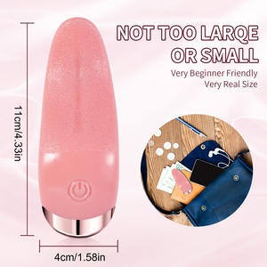 Vrouwen Mini Usb-Aangedreven Orale <span class=keywords><strong>Sex</strong></span> Vibrator Driehoekige Vorm Met Tong En Clitoris Driehoeken Trilgel Clitorises - Product Image 6