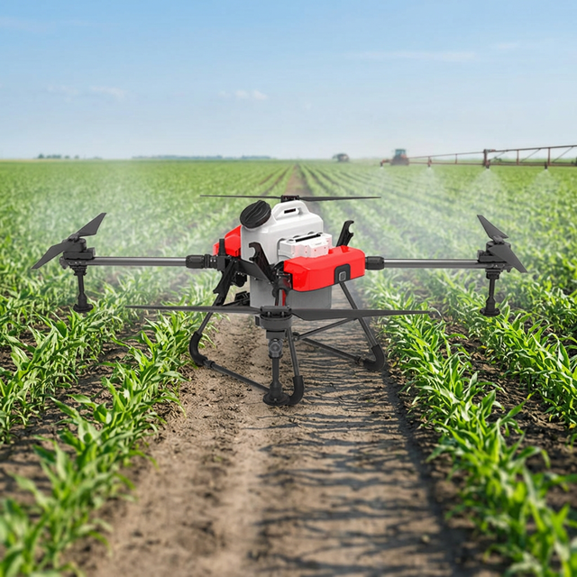 Foldable Agricultural Spraying Drone Quadcopter RTK Positioning Obstacle Avoidance Function 20KG Heavy Payload Farm UAV Drone