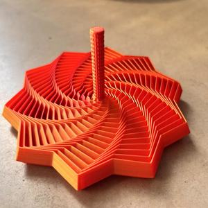 Jincaai Estrella Espiral Expandible de Plástico Impresa en 3D, Juguete Sensorial Antiestrés, para Niños de 5 a 7 Años y Adultos con TDAH - Product Image 3