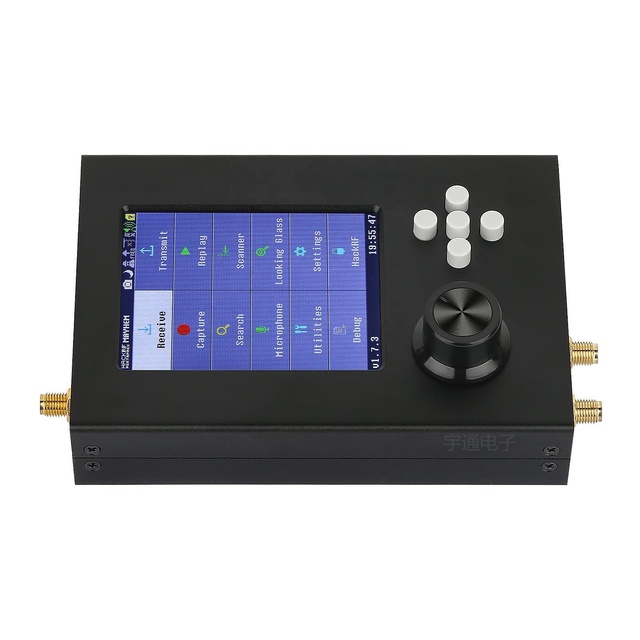 HackRF One R9 V1.7.0 + 5 Antennas + Data Cable 1MHz-6GHz SDR Radio Assembled Portapack H2