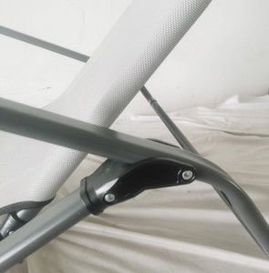 Chaise à bascule légère pliable, capacité <span class=keywords><strong>de</strong></span> 2 kg/265lb, pour Camping extérieur, <span class=keywords><strong>bain</strong></span> <span class=keywords><strong>de</strong></span> <span class=keywords><strong>soleil</strong></span>, piscine, jardin et cour - Product Image 5