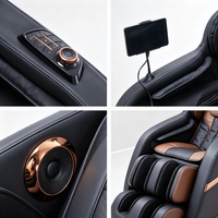 Fauteuil de massage moderne avec finition haut de gamme, confort royal et matériaux de qualité supérieure, pour la maison et le bureau
