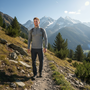 BERNINA Outdoor T-Neck uomo camicie e top - Product Image 3