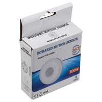 Sensor PIR Mini AC100V 240V 360 derajat, lampu LED pintar langit-langit inframerah detektor gerakan & POSISI