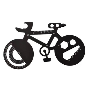 <span class=keywords><strong>Porte</strong></span>-clés multifonctionnel en métal pour modèle de vélo en acier inoxydable - Product Image 1