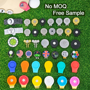 Magnetic Golf Ball Marker for Hats Unique Gold Box Logo Engraving Plating Black Snapback Blip Novelty Tag Edge South Blanks Caps - Product Image 3