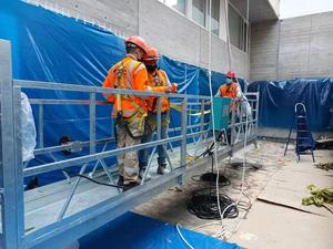 Thiết kế công nghiệp hiện đại kim loại treo nền tảng làm việc ngoài trời máy làm việc xây dựng giai đoạn Swing - Product Image 4