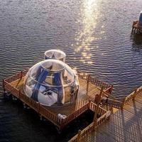 Carpa de Casa de burbujas de policarbonato 3M 4m 5M 6m Precio de fábrica Alojamiento en Hotel Camping