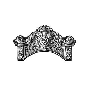 Decorative Casting Aluminum Parts and Components for Wrought iron Fence Window Guard Gate Decorative fitting