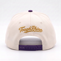 Casquette de baseball personnalisée de haute qualité avec logo brodé en relief, chapeau en sergé de coton bicolore, fabricant de marque privée
