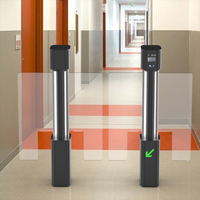 Nouvelles barrières tournantes ultra-silencieuses à haute sécurité avec reconnaissance faciale et contrôle d'accès par carte RFID pour les entrées de campus universitaires