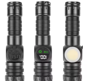 USB có thể sạc lại 20 Wát 1500 lumen trắng Laser LED Đèn pin chiến thuật với nam châm mạnh mẽ đa chức năng <span class=keywords><strong>3</strong></span> trong <span class=keywords><strong>1</strong></span> COB làm việc đèn - Product Image 2