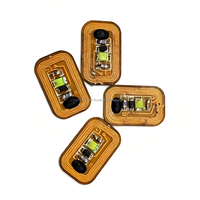 Luz LED Inteligente Intermitente para Uñas, Etiqueta NFC Programable, Luz Intermitente para Teléfono Móvil, Adhesivo para Uñas con Luz Intermitente para Medallas Sociales
